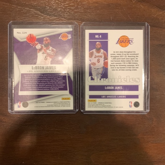 Lebron James two card lot! - Picture 2 of 2